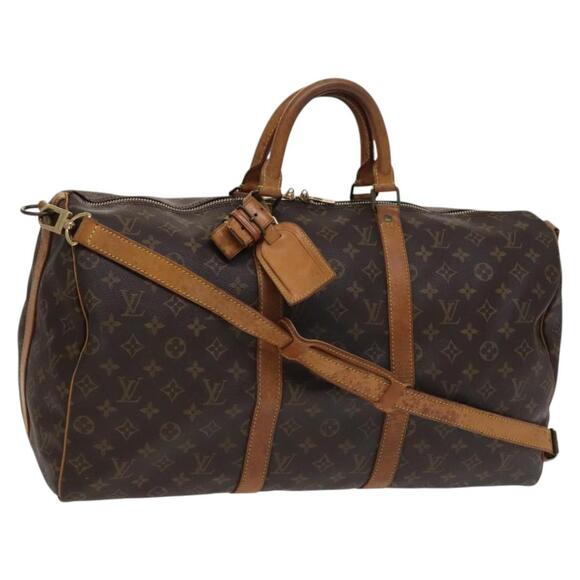 LOUIS VUITTON Monogram Keepall Bandouliere 50 Boston Bag M41416 - Picture 1 of 16